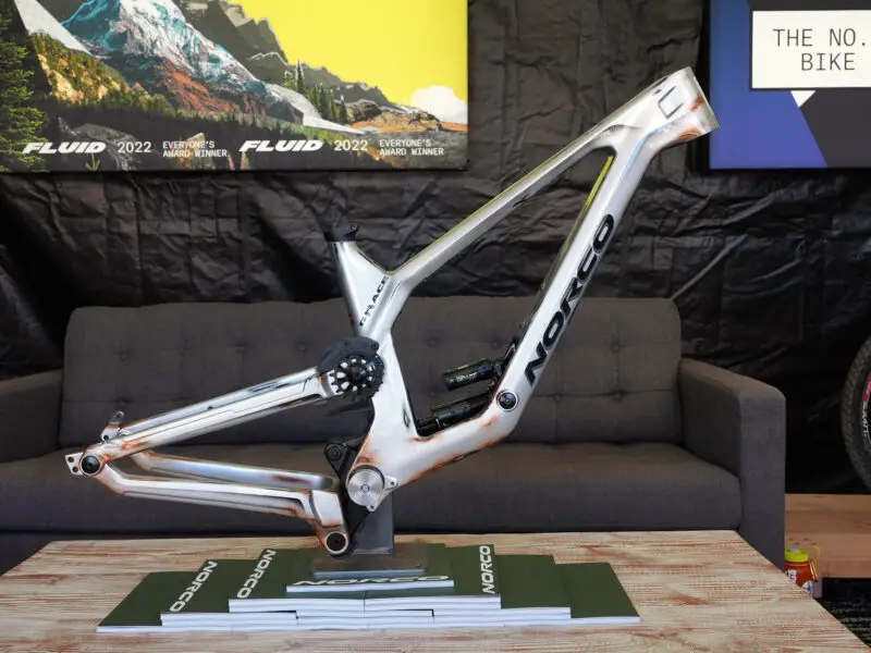 Gracey Hemstreet custom painted Norco dh bike