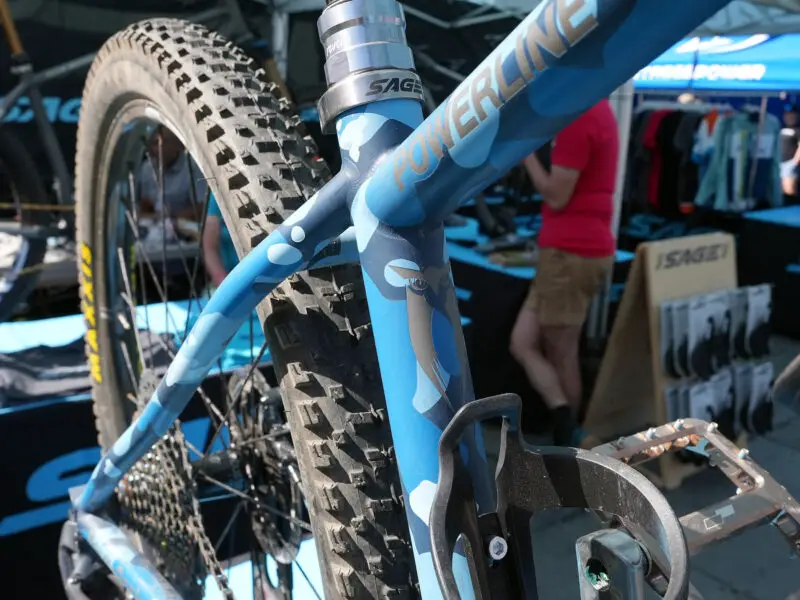 custom painted titanium bicycles from sage cycles
