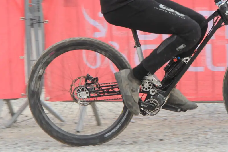 gamux sego belt drive gearbox downhill bike prototype fort william 2023 bds