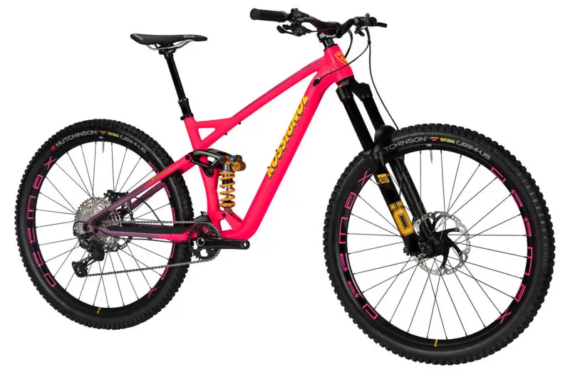 Rossignol Super Heretic 160mm alloy enduro mountain bike, studio image