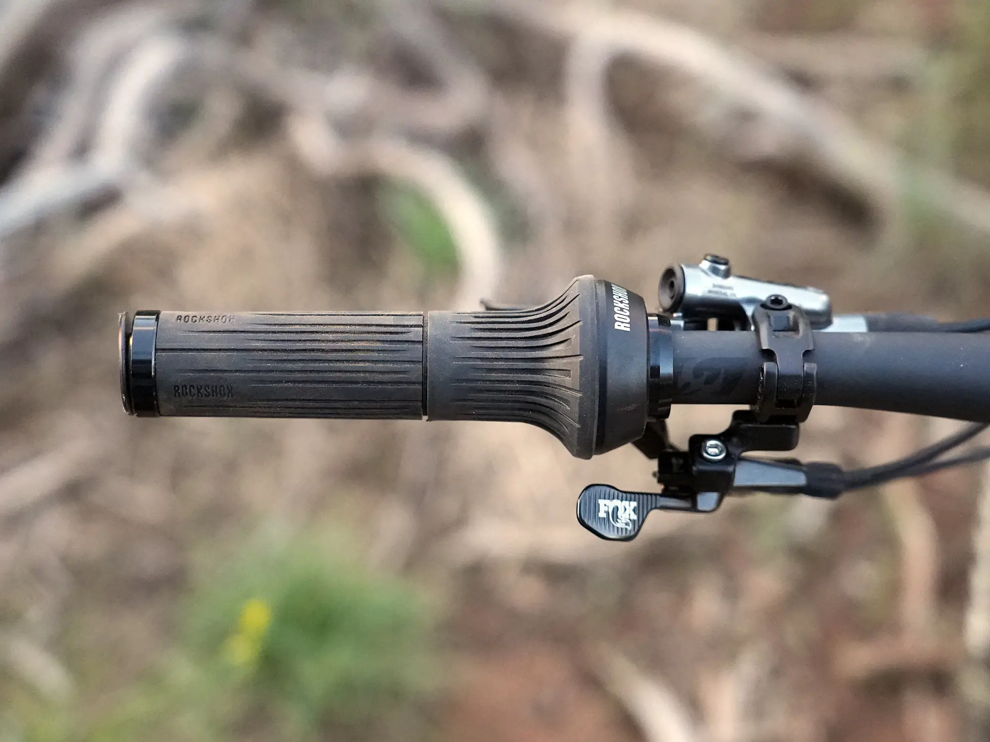 closeup details of 2023 pivot mach 4sl xc mountain bike