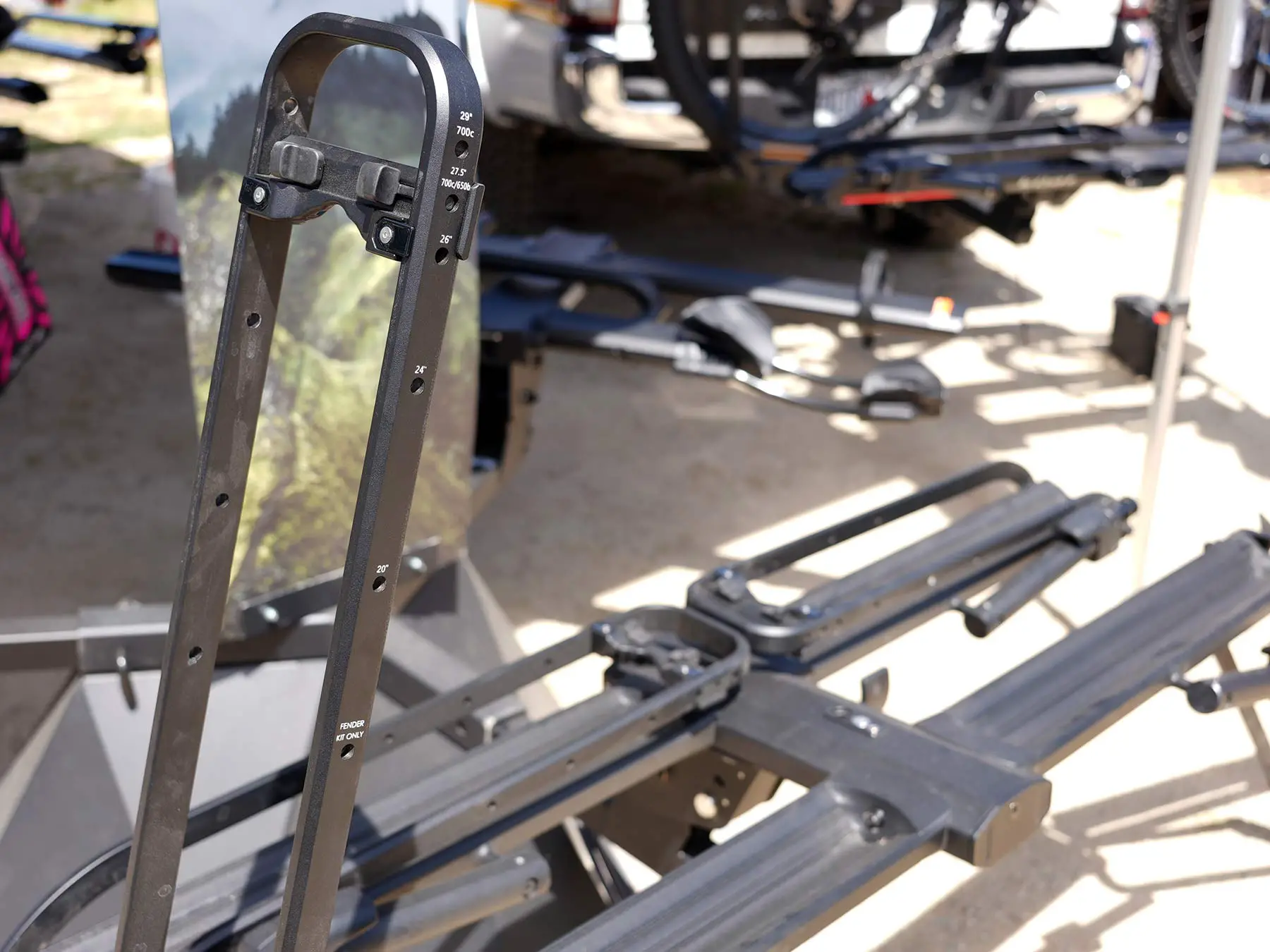kuat overland truck bed rigging and piston hitch rack
