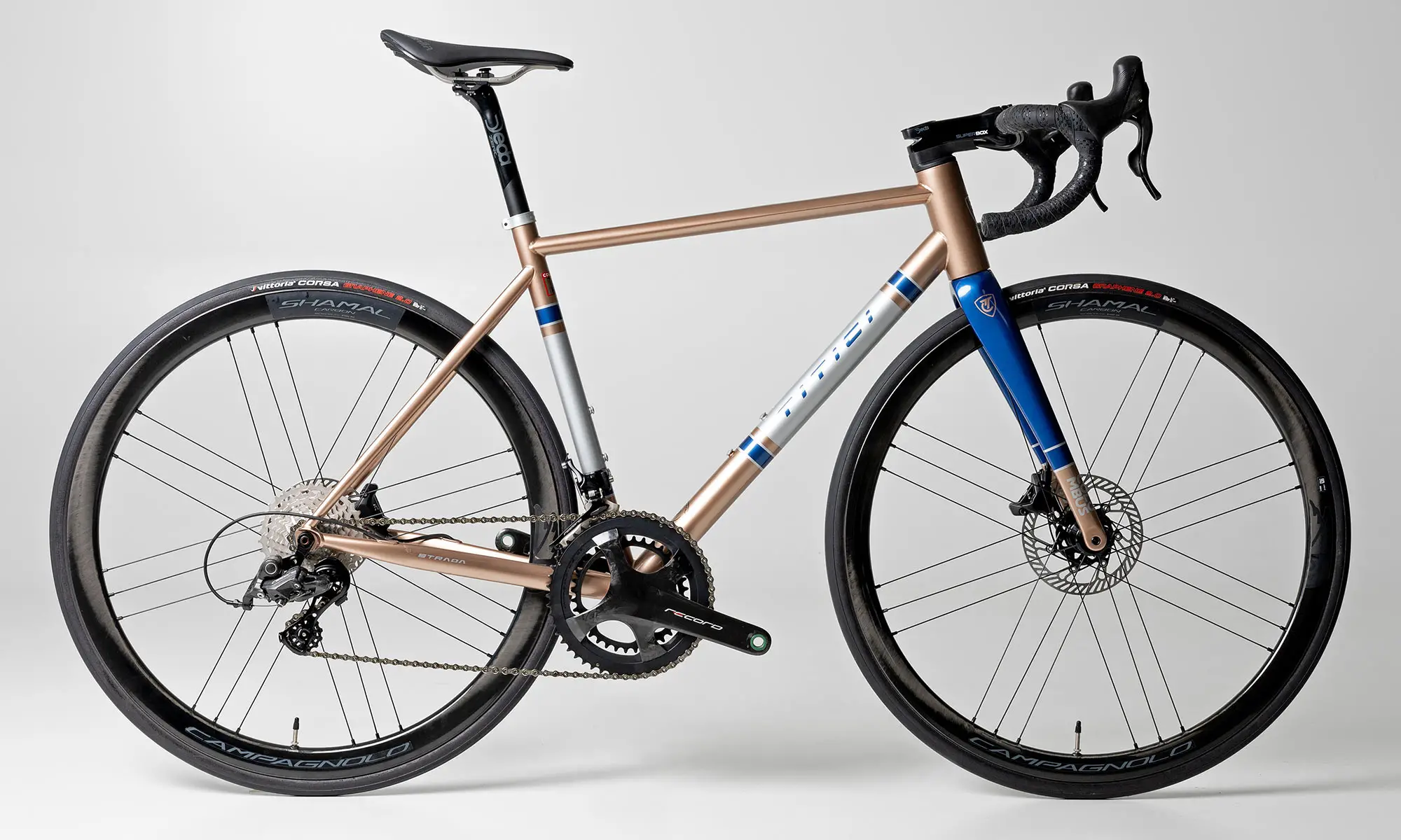 Titici Progetto Sessanta Strada modern steel road bike, handmade-in-Italy, complete