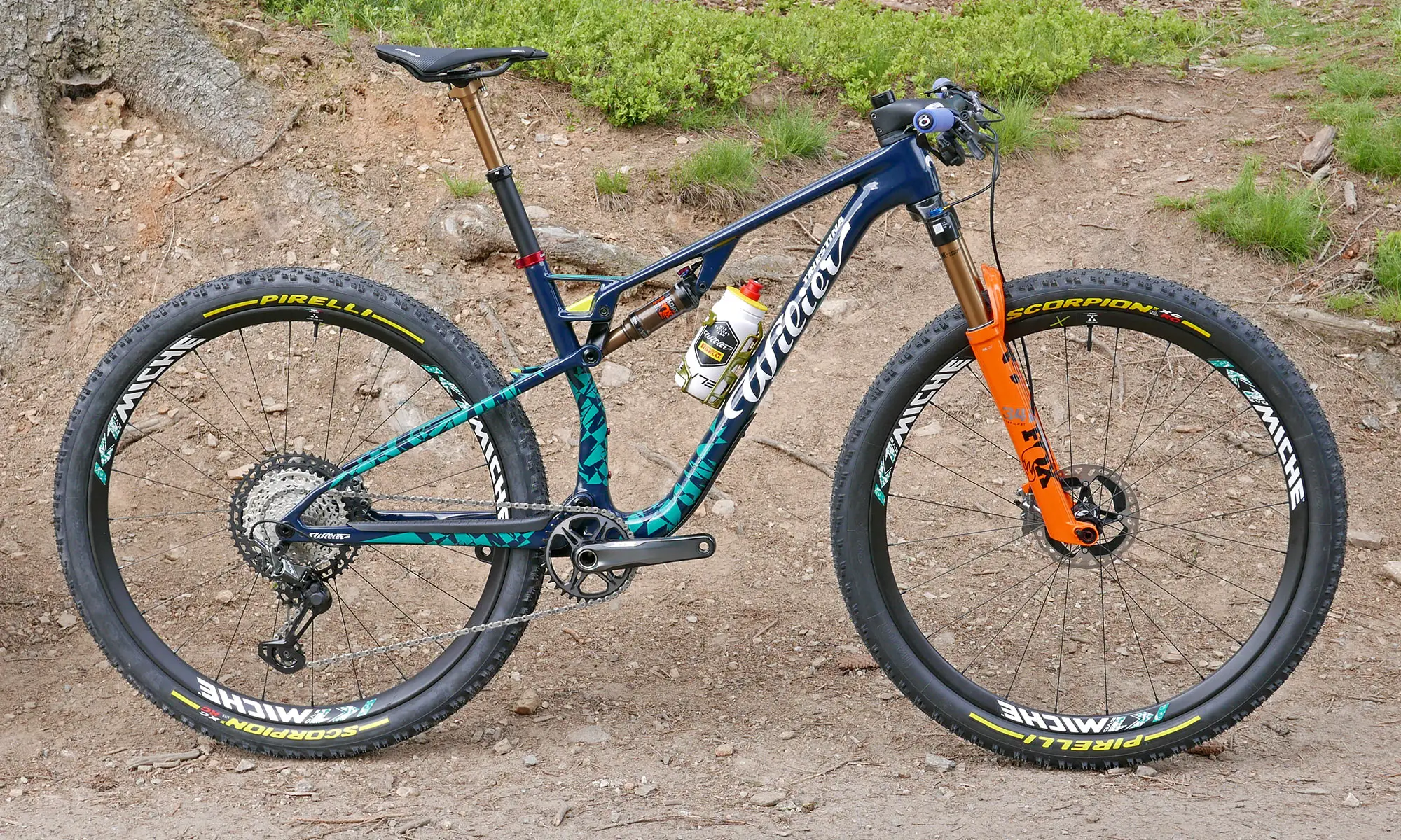 Wilier Urta Max SLR lightweight 120mm carbon XC race mountain bike, complete