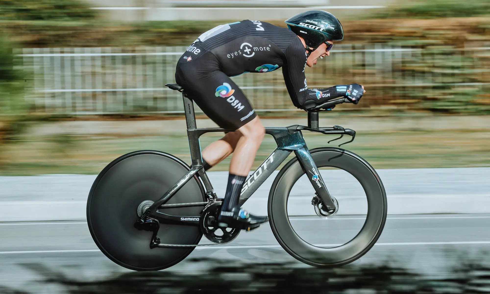 2023 Scott Plasma RC TT, 7th generation carbon aerodynamic time-trial bike road race bike, photo by Chris Auld