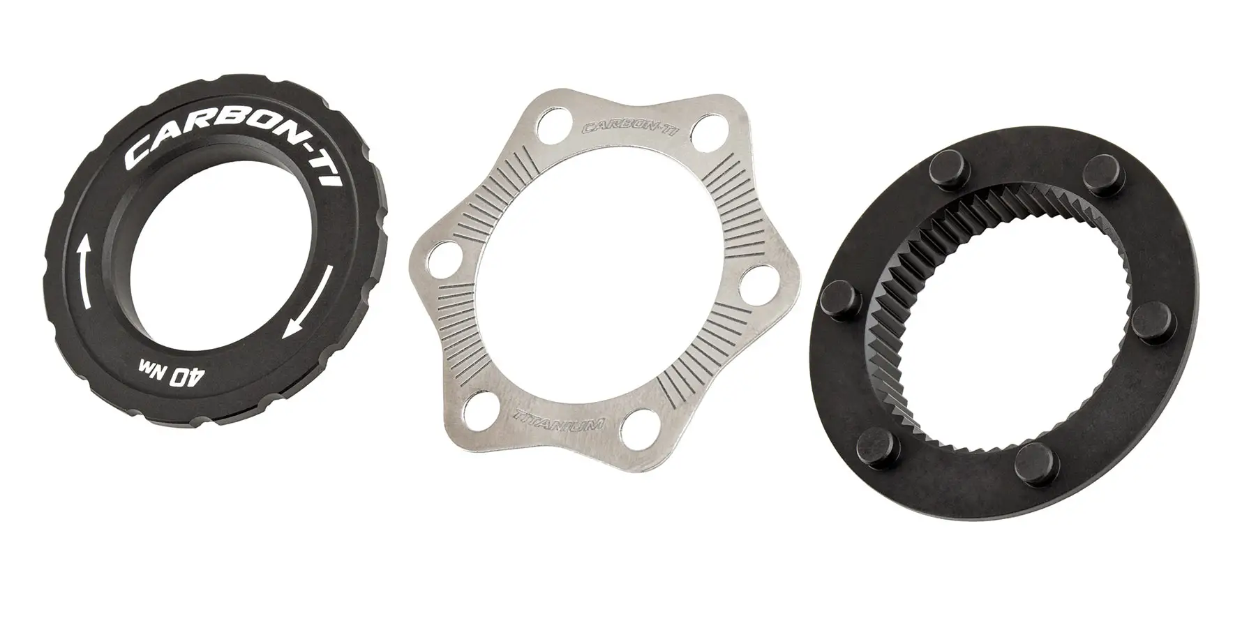 Carbon-Ti X-Rotor SteelCarbon 3 updated lightweight Centerlock disc brake rotors, new adapter