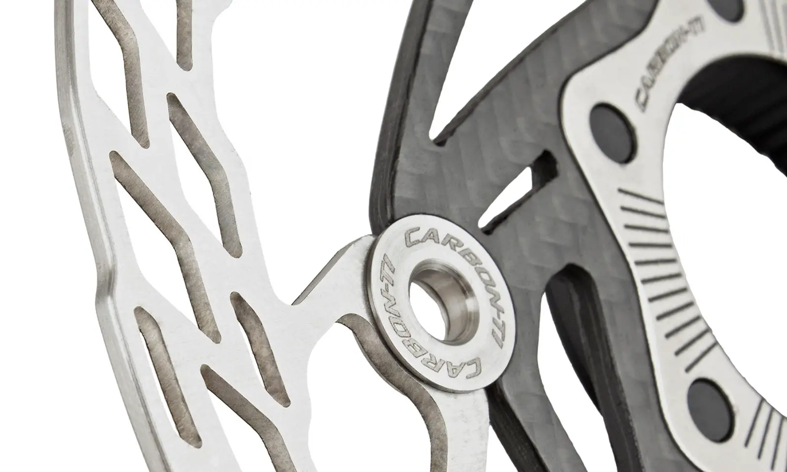 Carbon-Ti X-Rotor SteelCarbon 3 updated lightweight 6-bolt or Centerlock disc brake rotors, new rounded edge