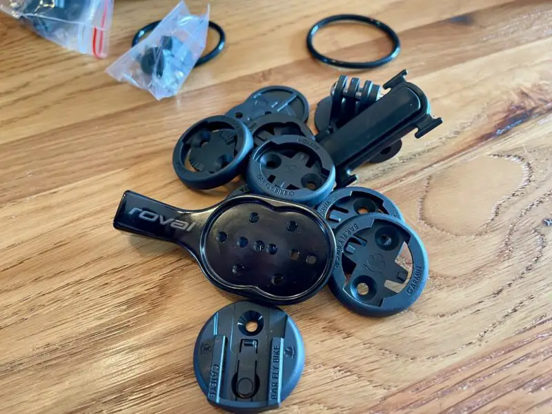 One piece Roval Rapide Road Cockpit computer mounts