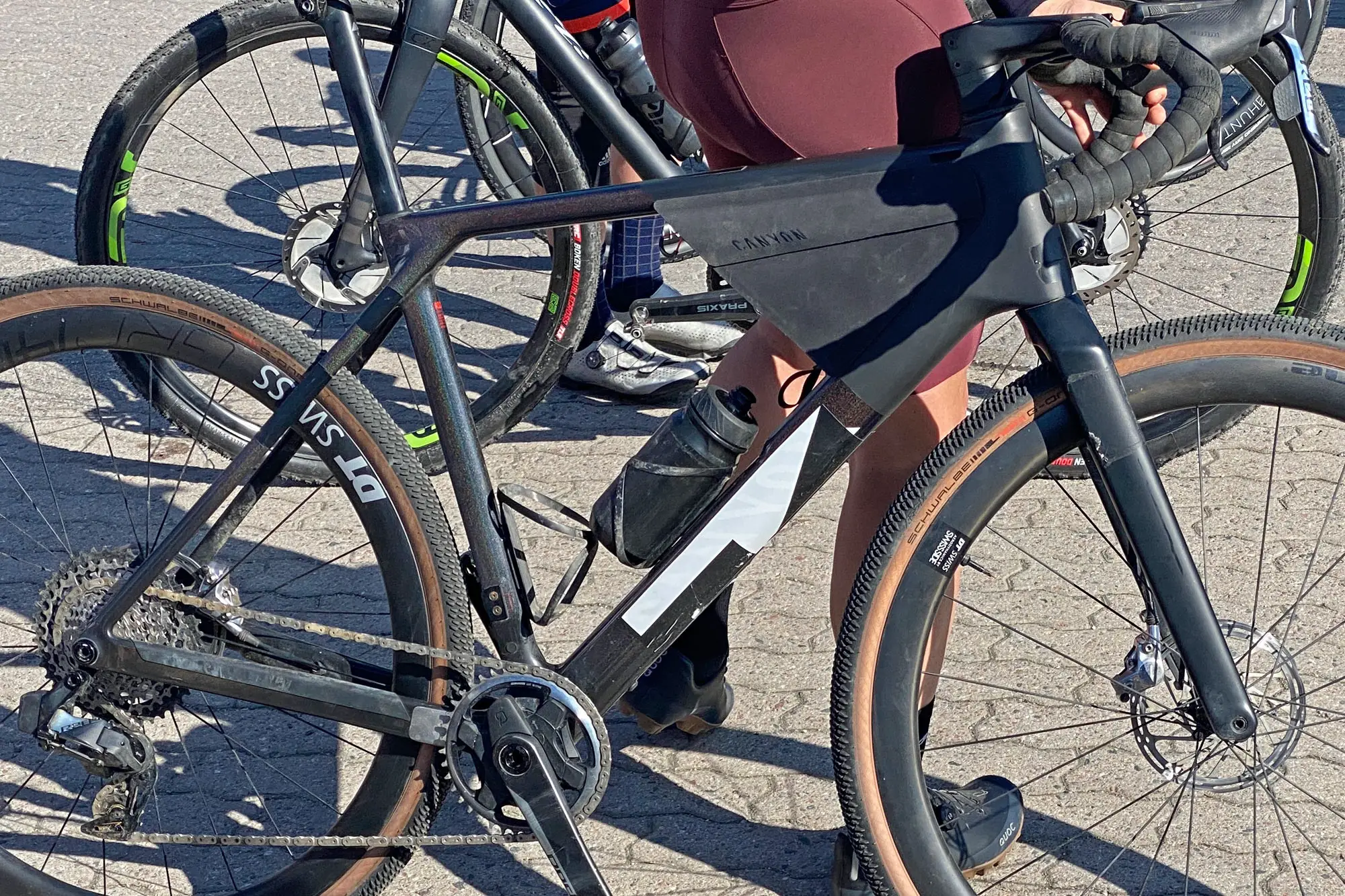 Canyon CFR prototype gravel race bike at FNLD GRVL, alternative storage