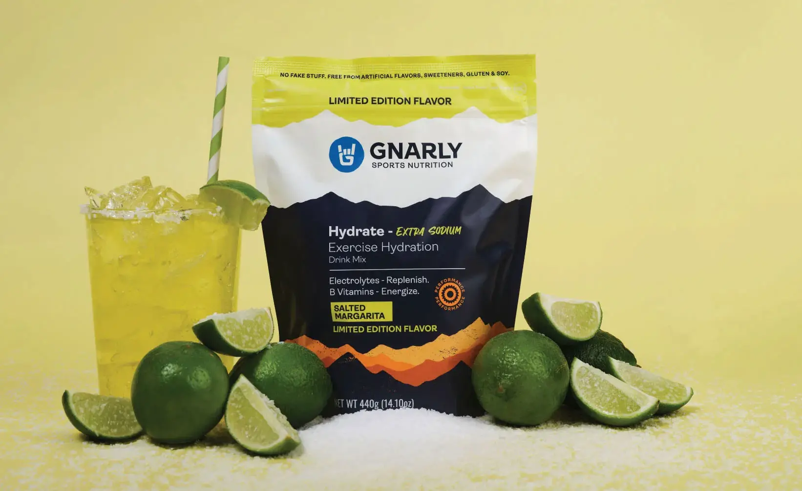 gnarly nutrition hydration drink mix with high sodium