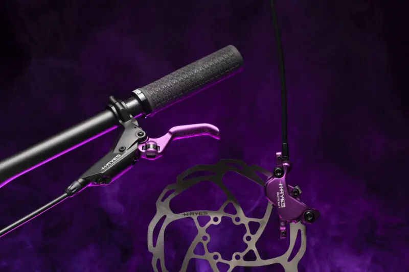 Hayes Dominion A4 lever on handlebar.