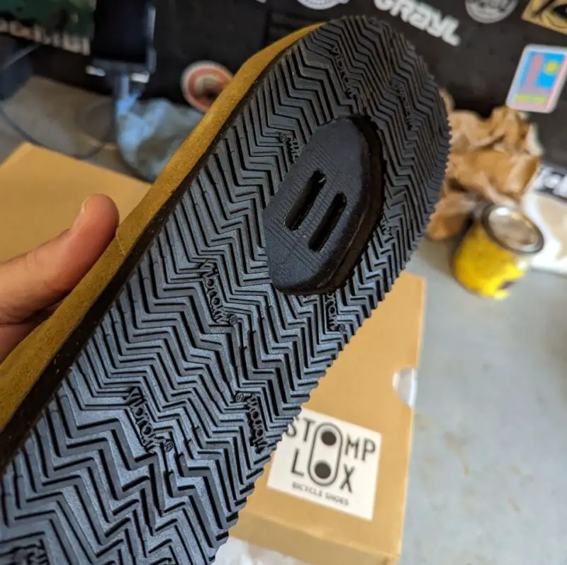 Stomp Lox Slack Bicycle Shoe brand new Vibram sole