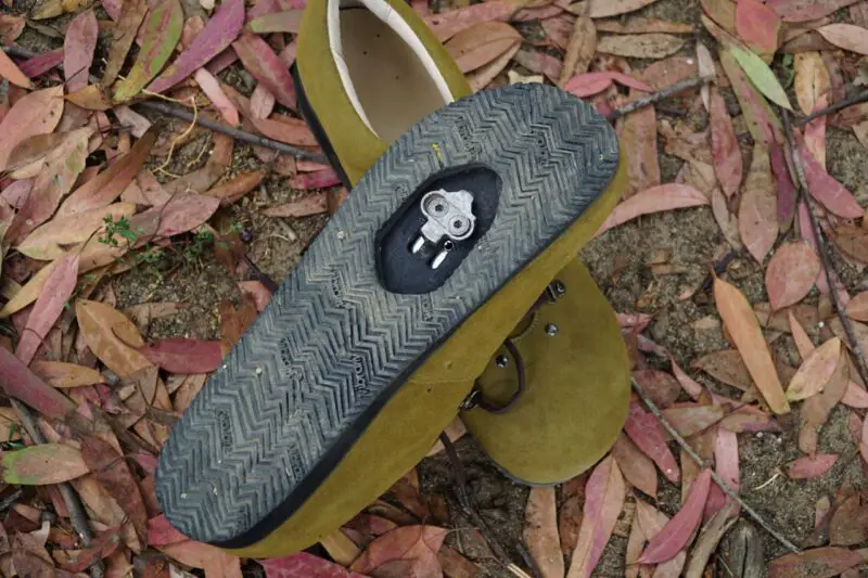 Stomp Lox Slack Bicycle Shoe underside
