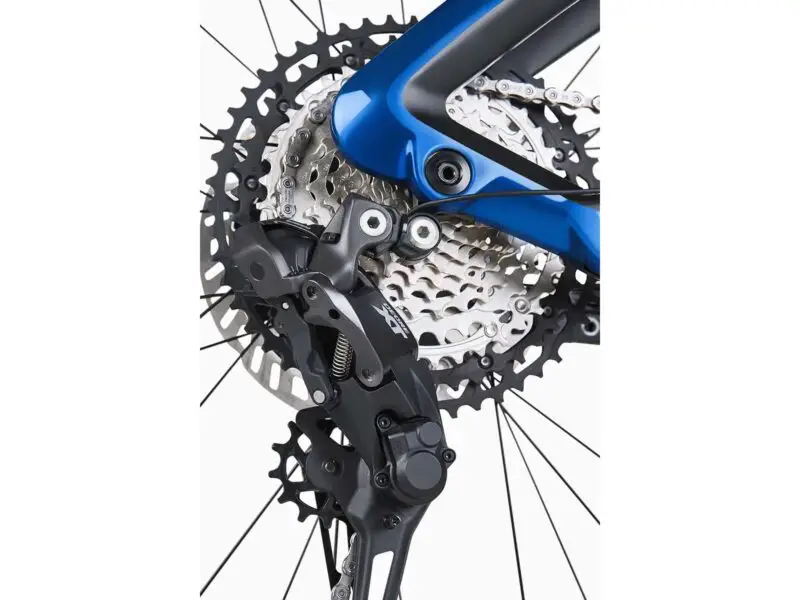 rear triangle and shimano deore derailleur