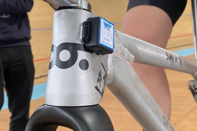 TRed X23 Swanigami individualized aerodynamics 3D-printed scandium aluminum alloy track bike prototype, telemetry testing