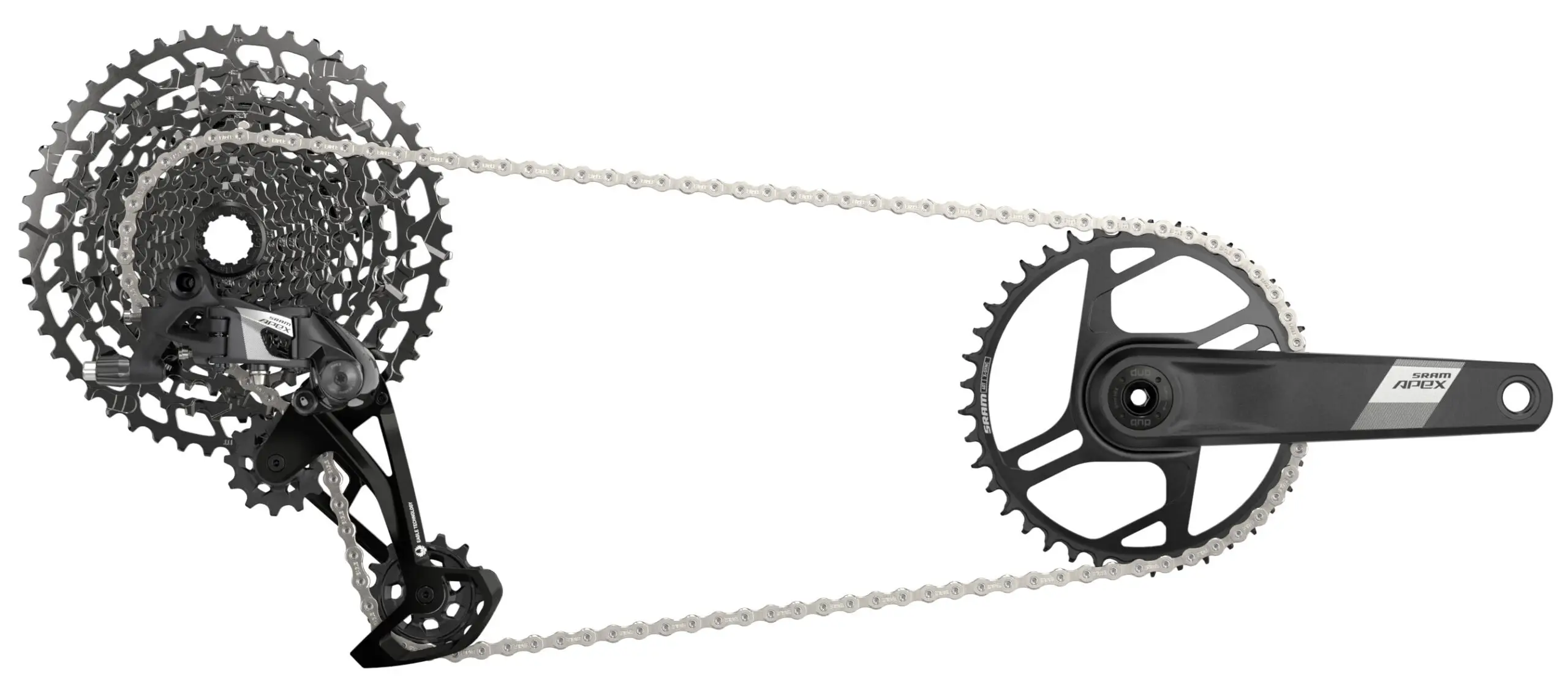 sram apex Eagle mechanical 12-speed road and gravel bike group