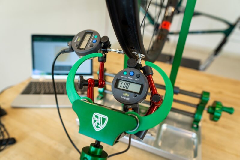 Abbey Bike Tools Introduces THE Truing Stand w/ Optional Islandix Computer Readout System
