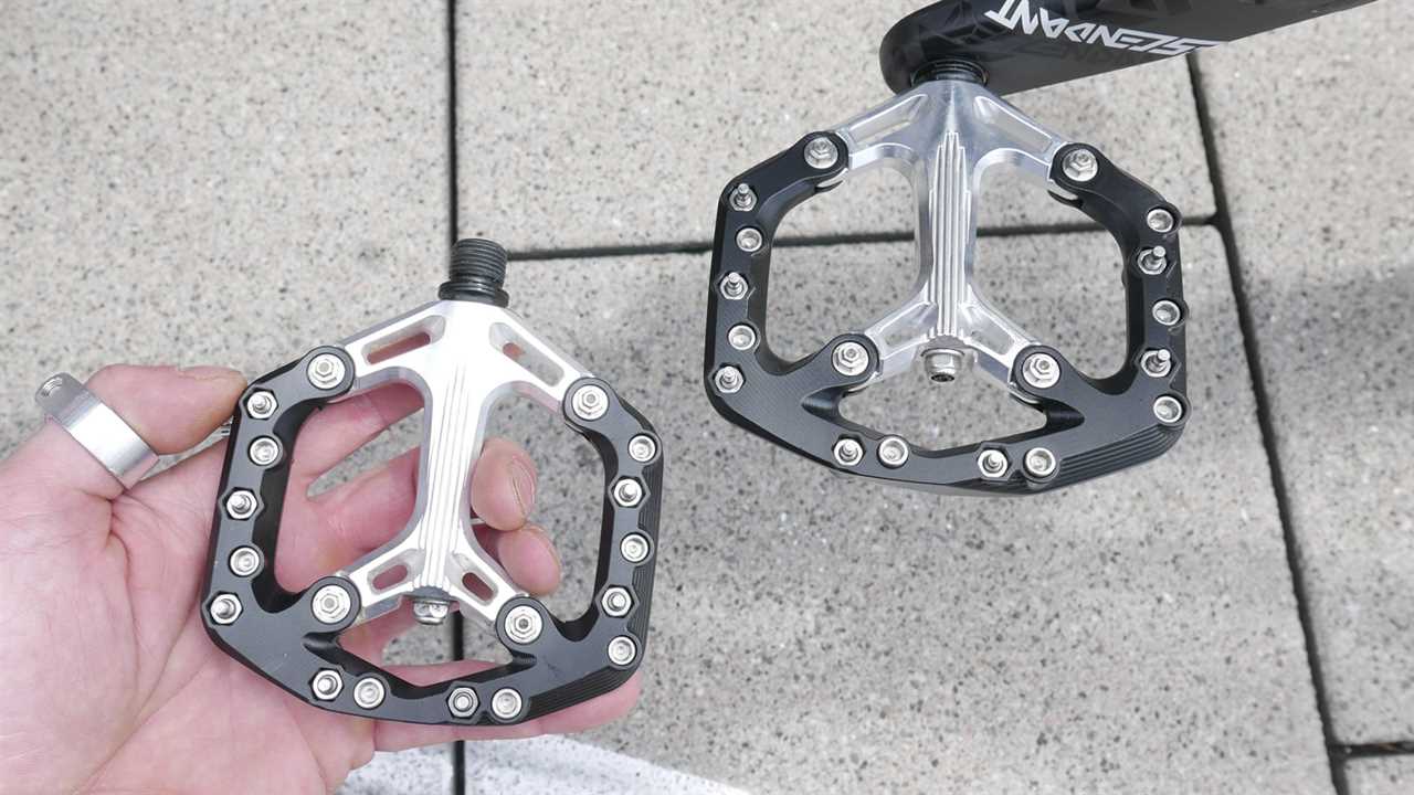 BikeYoke Prototype modular platform pedal project, sizes