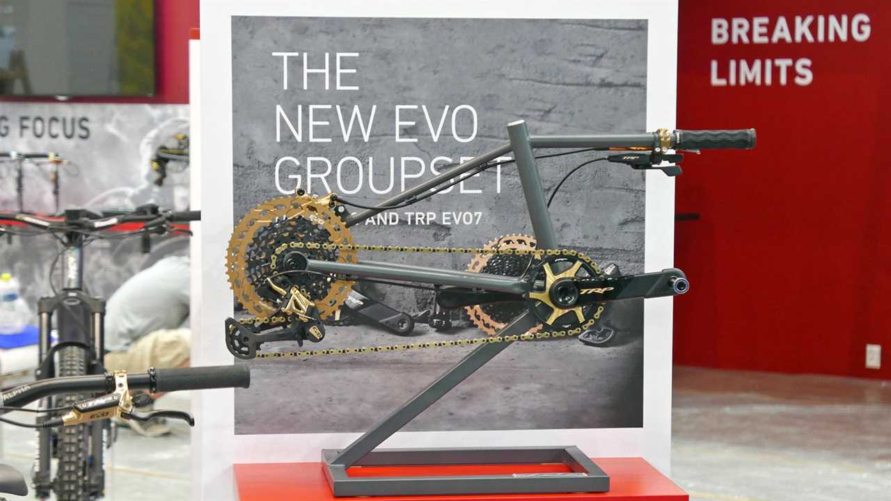 Eurobike 2023, the largest cycling industry trade show, TRP MTB drivetrain groupset
