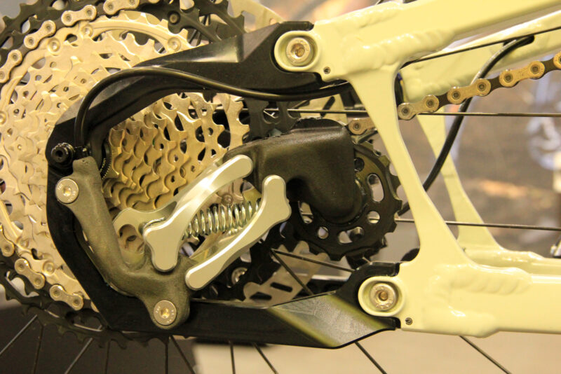 lal bikes supre drive derailleur on high pivot nicolai nucleon 16