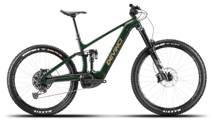 Devinci e-Troy ebike green gold
