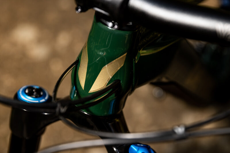 Devinci e-Troy ebike head tube