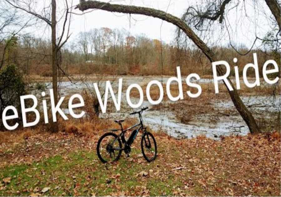 Off-road eBike Ride Through the Woods