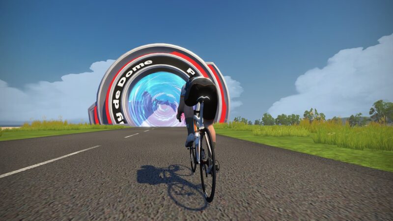 Zwift Climb Portal entering