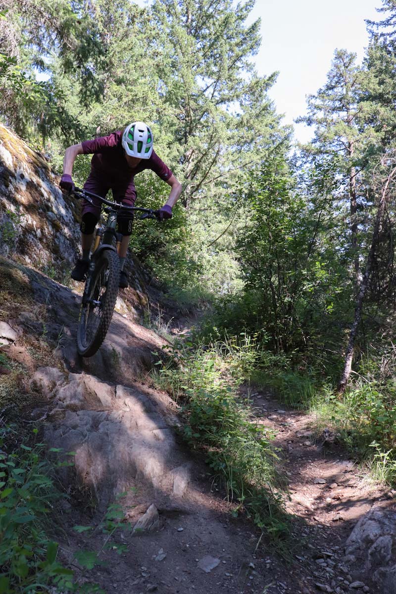 riding in Endura MT500 MIPS helmet