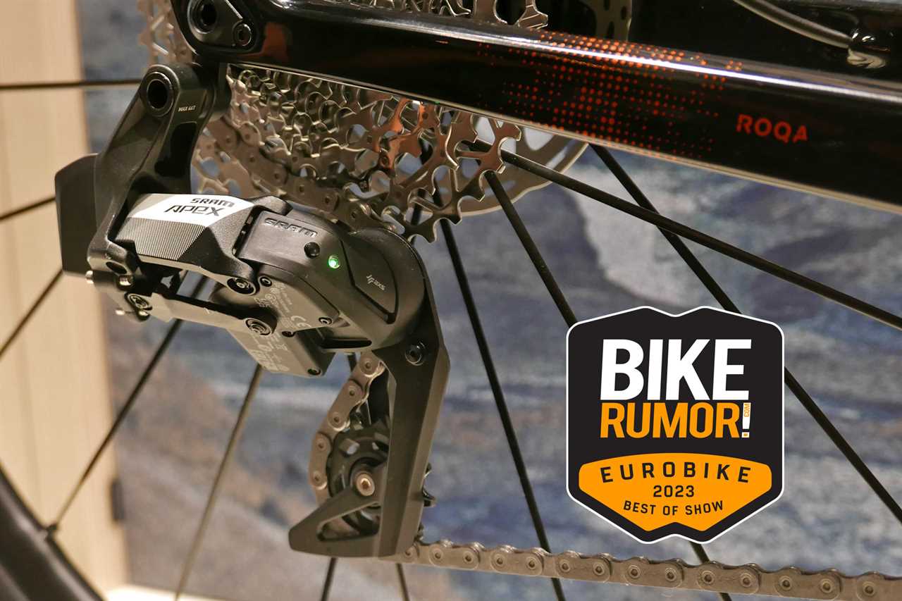 Bikerumor 2023 Eurobike Best Of Show award, best gravel product - SRAM Apex affordable 12-speed