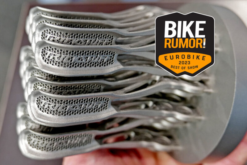 Bikerumor 2023 Eurobike Best Of Show award, best manufacturing - Trickstuff + Trumpf 3d-printing
