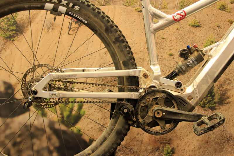 classifed with gates carbon belt drive crossworx emtb 140mm prototype trip190 bosch sx