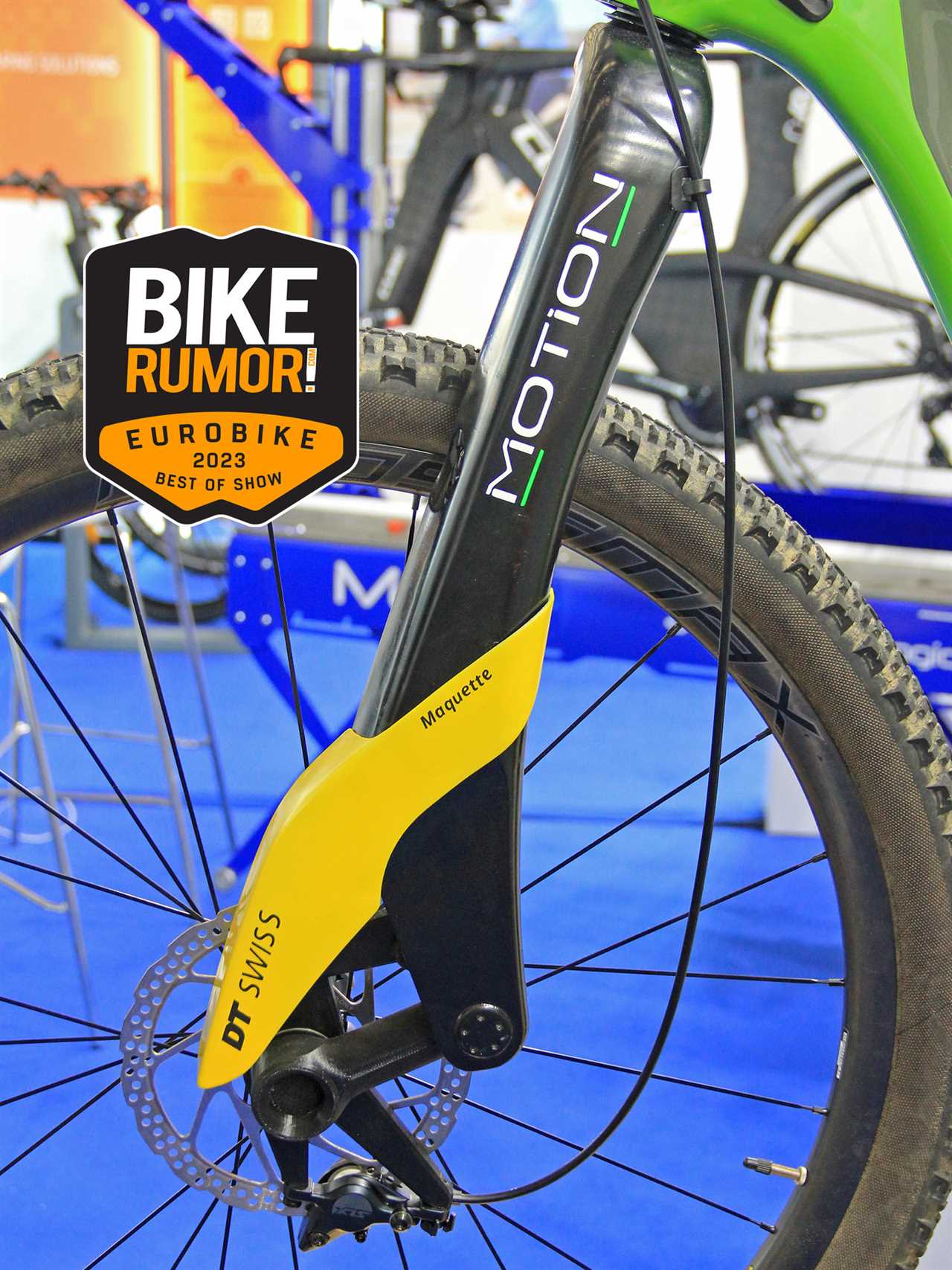 Bikerumor 2023 Eurobike Best Of Show award, best suspension - Motion Engineering 120mm linkage fork