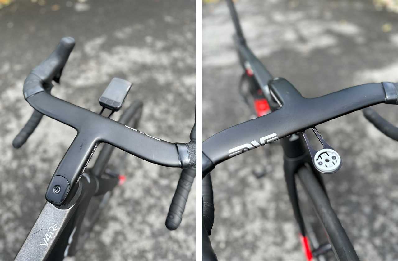 ENVE one-piece SES aero handlebar-stem cockpit for Tadej Pogacar in tour de france 2023
