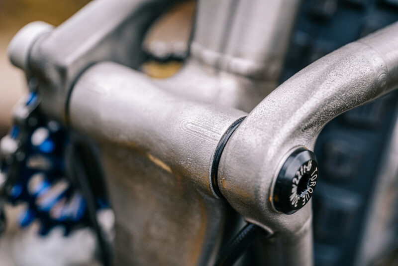 deviate tilander seat tube lug titanium 3d printed cold metal fusion surface detail