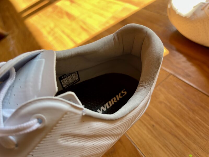 Specialized S-Works Torch Lace-up shoe heel padding
