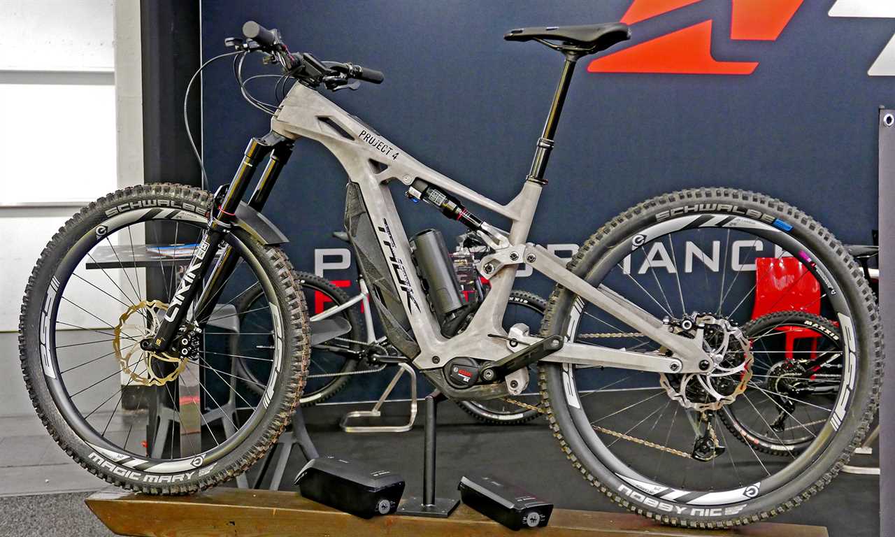 Thok Project 4 eMTB prototype, lightweight 3D-printed alloy all-mountain ebike, complete