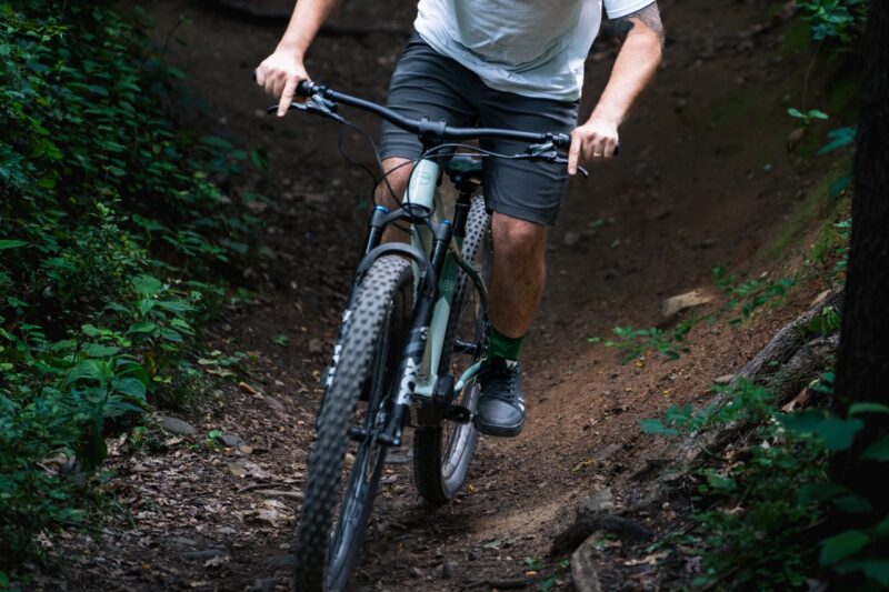 Priority Bicycles 600HXT downhill