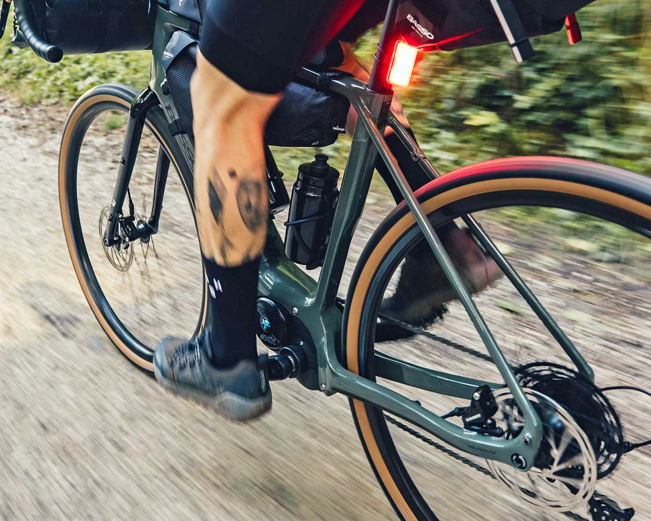 Basso Volta carbon gravel ebike, bikepackign details