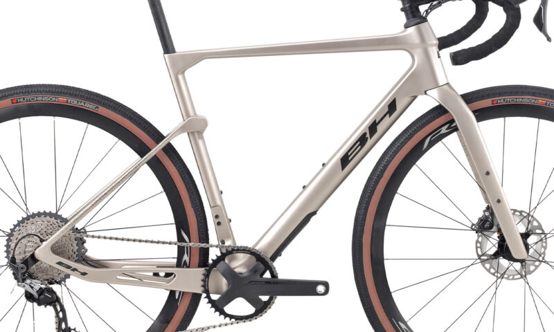 BH GravelX v2 lightweight full-suspension gravel race bike, frame detail