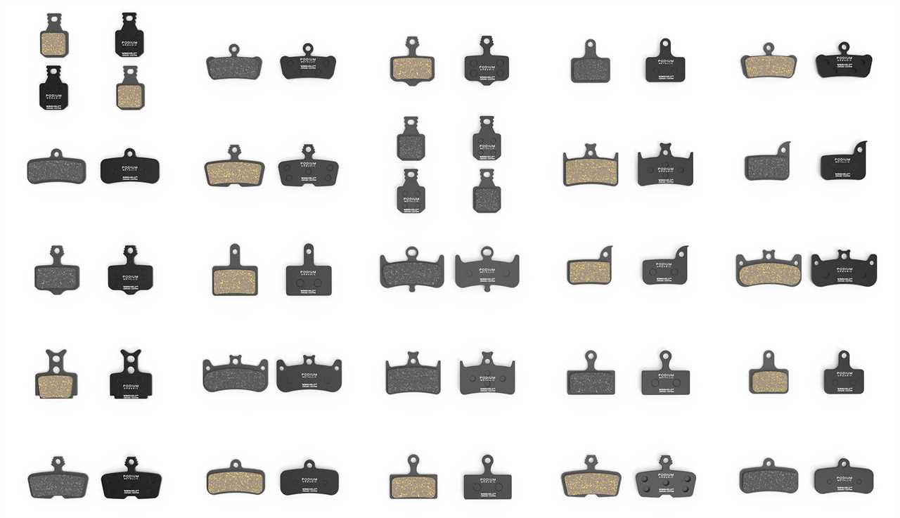 amp podium ceramic coated disc brake pads for mountain bikes