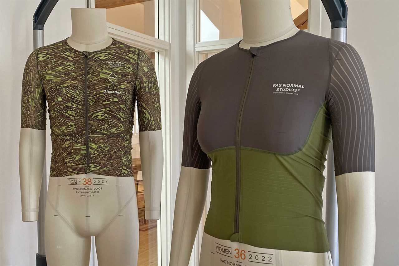 Pas Normal Studios TKO Disorder limited edition versions of Mechanism Pro road cycling kit, jerseys