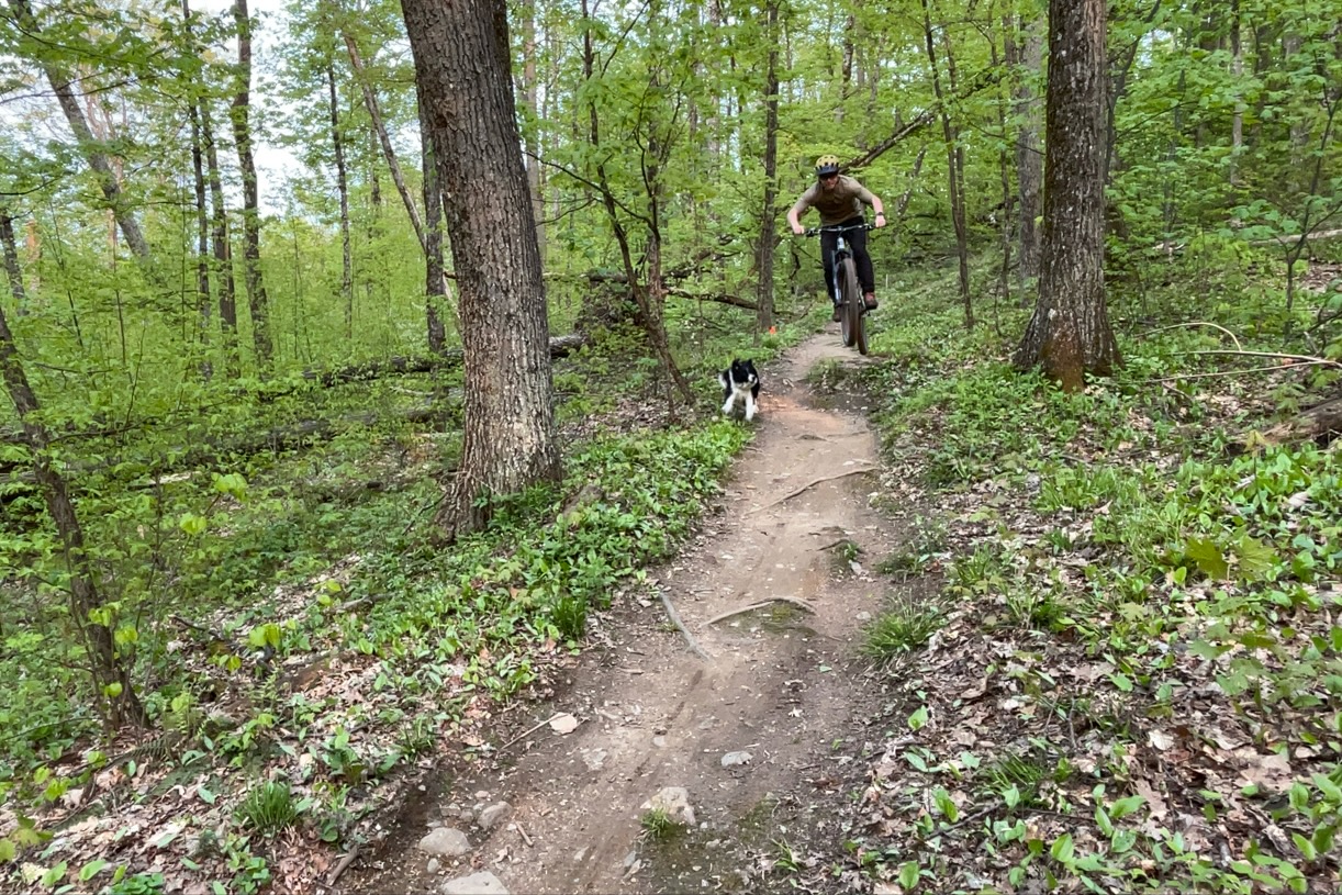 Riding with the OneUp Components V2 dropper post