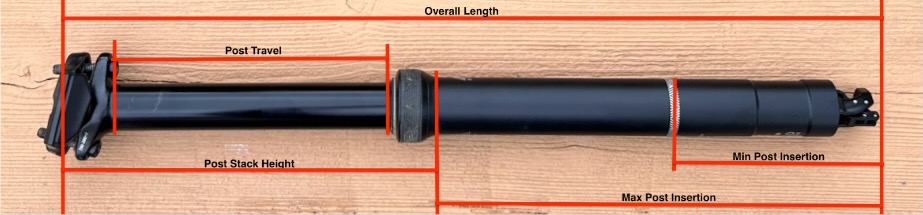 Dropper post measurements