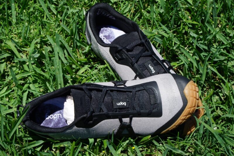 UDOG Distanza Gravel Shoe in the grass