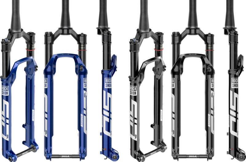 2024 rockshox sid sl ultimate forks blue crush lowers black decals