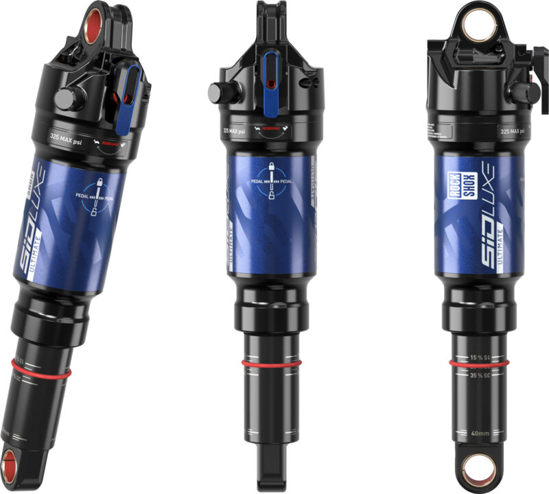 2024 rockshox sidluxe ultimate shock blue crush decals