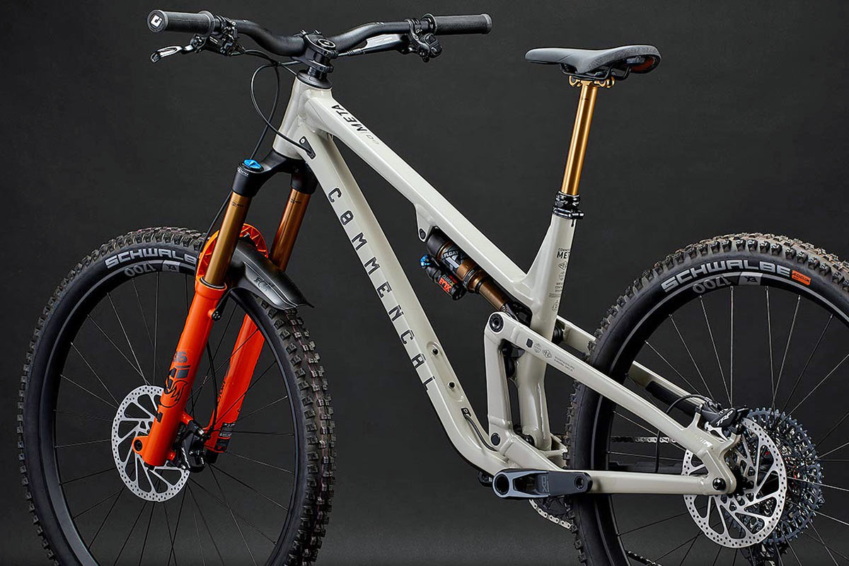 2023 Commencal Meta v5 all-new aluminum alloy trail & enduro all-mountain bikes, amngeld rear