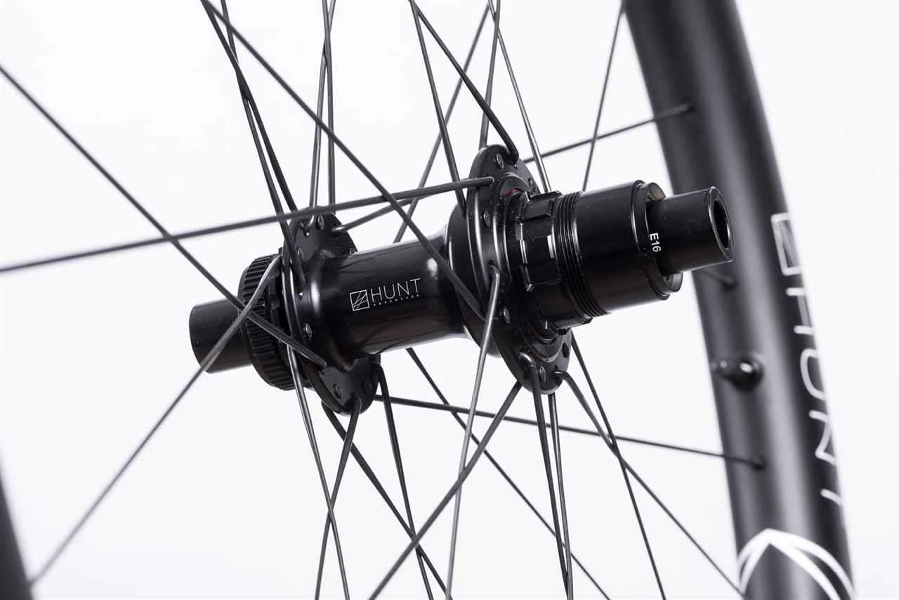 closeup details of Hunt 42 Limitless Gravel Adventure wheels