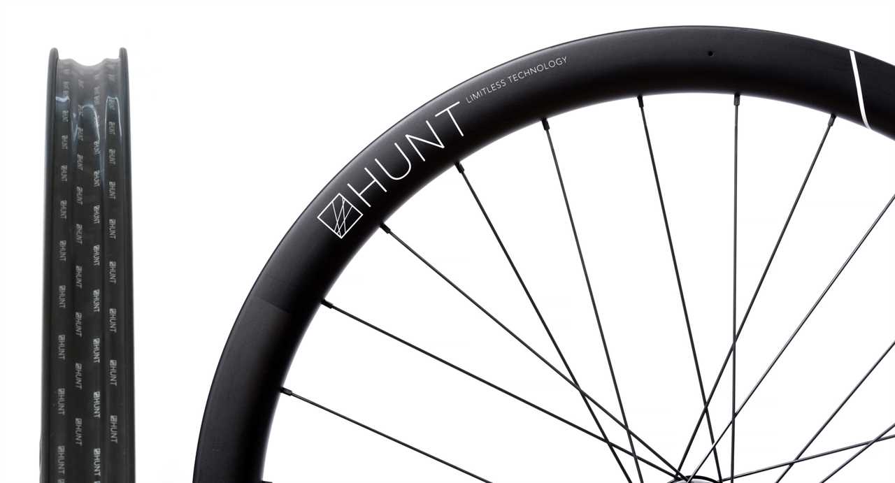 closeup details of Hunt 42 Limitless Gravel Adventure wheels